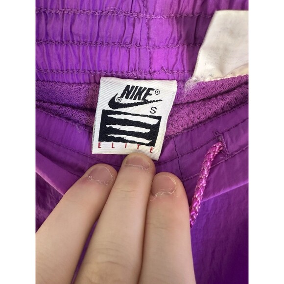 Rare VTG NIKE ELITE Track Suit Jacket Pants 90s Women’s Small Purple - Picture 8 of 11